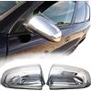 Recambo Tappi per specchietti in acciaio inox, adatti per Audi A3 8P, A4 B6 B7, A6 4F | tutti gli anni di costruzione 2000-2008