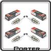 GSC RICAMBI SRL KIT 4 CANDELE ACCENSIONE COMPATIBILI CON PIAGGIO PORTER 1300 16V FINO AL 2009 MOTORE DAIHATSU