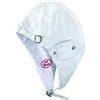 AMAS The Best AM.1920 CUFFIA VINTAGE IN VERA PELLE AVIATORE MOTO EPOCA (bianco, S/M)