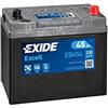 EXIDE Batteria 45, Ah 330, A/EN EB454 L 237mm B 127mm H 227mm Compatibilità con HYUNDAI ACCENT I X-3, TOYOTA Yaris Hatchback P9, NISSAN LEAF, KIA CEE'D 2 volumi/Coda spiovente ED, MAZDA MX-5 II NB