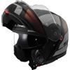 LS2, Casco Moto Modulare STROBE II ORION Matt Black Purple Blue, XS