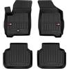 M MOTOS MOTOS Tappetini in gomma per auto adatto per Fiat Freemont 2011-2015 Migliorate il vostro comfort di viaggio con il tappetino antiscivolo per auto 3D.