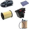 OP Kit tagliando 4 filtri per Ford C-Max 1.6 TDCi gasolio 2007-2010