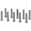 KOSKO Kit 10 COLONNETTE Ruota M12X1,50 ZIGRINO 13MM. COMPATIBILI con Cerchi Ford con DISTANZIALI da 16 E 20 MM.