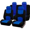 GXDFC Coprisedili Auto per Fiat Panda 2000-2018 2019 2020 2021 2022 2023 2024 2025, Coprisedile Anteriori Posteriori Auto Copri Sedili Antiscivolo Confortevole Traspirante Protezione Accessori