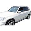 J&J AUTOMOTIVE HEKO Deflettori per Mercedes GLK X204 2008-2015, 4 pezzi | 4 deflettori HEKO per Mercedes GLK X204, PMMA 3 mm, fumé, canale del finestrino.