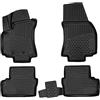 WALSER Tappetini in gomma per auto XTR su misura compatibile con Opel Zafira A (T98) 04/1999-Facelift 2003, tappeti auto antiscivolo