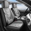MWGCover Coprisedili universali per auto per BMW Serie 7 E32 E38 E65 E66 F01 F02 in pelle nappa di alta qualità set completo di protezione cuscino copertura