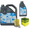 QR-Parts Set di filtri da 6 litri per olio motore originale 5W-40 MB 229.5 MANN-FILTER