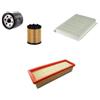 AOQ ORIGINAL QUALITY AOQ - KIT TAGLIANDO 3 FILTRI COMPATIBILE CON FIAT GRANDE PUNTO PUNTO EVO 1.4 BENZINA NATURAL POWER