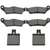 Road Passion Front and rear brake pads for Ducati 620 Dark 2003 2004 2005 2006/620 Multistrada (double disc/single pin pad fixing) 2006