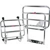 AER MOTO SPARE PARTS PORTAPACCHI ANTERIORE POSTERIORE CROMATO FACO COMPATIBILE CON VESPA PX/PE 125 150 200