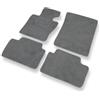 Mossa Premium tappetini auto in velluto compatibili con BMW X3 I E83 (2000-2010) - tappeti auto - grigio 1