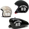 worldcustomchopper 2 ADESIVI COMPATIBILI CON CASCO SERBATOIO HARLEY DAVIDSON BIANCO CASCO