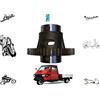 MotoCapuano 2854245 DIFFERENZIALE PIAGGIO APE 50 MIX 2T 2005 2006 2007 2008