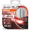 OSRAM XENARC NIGHT BREAKER LASER D4S Next Generation, +220% di luce, bulbo HID allo xeno, lampada a scarica, 66440XNN-HCB, scatola doppia (2 lampade)