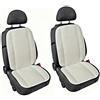 GrecoShop Coppia schienali estivi per auto universali - Acapulco White
