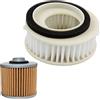 Road Passion Filtro aria MotorFiltro aria, con kit filtro olio Sostituisce per XVS 650 A Drag Star Classic 1998-2006 XVS 650 Drag Star 4VR 1997 2000
