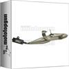MOTOTOPGUN giannelli scarico completo alluminio nero compatibile con piaggio vespa px 125/150 2011 mototopgun