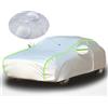 Generico Telo Copriauto da Esterno per Alfa Romeo 166 1996-2007 Copertura auto impermeabile,Cerniera laterale, impermeabile, antipolvere, resistente al sole, resistente ai raggi L1115