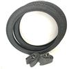 Goodride COPPIA PNEUMATICI COPERTONI RUOTE 2 1/4-19 + 2 CAMERE ARIA PER CICLOMOTORE MOPED D'EPOCA TIPO CIAO C9 RUOTE DA 19 ECC