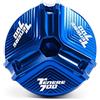 POKVEA Accessori Moto CNC Tappo Bocchettone Olio Filtro Olio Bullone Parti For Tenere 700 Tenere700 T7 Rally 2019-2023 2022 2021(Blue)