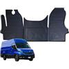 W-Parts TAPPETI - TAPPETINI IN GOMMA 3D TPE NERI PER IVECO Daily dal 2019 in poi