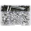 BOSDF Viti Ergal Moto Per Y-AMAHA T-MAX MT07 MT09 MT-09 SP MT125 MT25 YZF R1 R15 R25 R3 R6 R125 155PCS Carenatura Bulloni Dadi Kit Corpo di Fissaggio Pinze Vite(Silver)