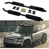 Longyeauto Pedane compatibili con tutti i nuovi LR Defender 110 2020-2023 - Protezione in alluminio per barre Nerf