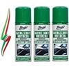 Set 3 BOMBOLETTE di IGIENIZZANTE Spray MONOUSO per ABITACOLI di Auto O CAMERE E Ambienti Chiusi 200ml