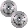 ATEC Germany 2x dischi freno posteriori Ø 274 mm pieni con anello sensore ABS Compatibile con RENAULT MEGANE I Grandtour (KA0/1_), MEGANE Scenic (JA0/1_), SCÉNIC I (JA0/1_, FA0_)
