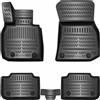 ELMASLINE 3D Tappetini Gomma per BMW Serie 5 (G60/G61) 2023-2026 Berlina/Station wagon | Bordo Extra Alto | Tappetini Auto