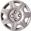 RYELDOM Set 4 Copricerchi 14 Pollici per Fiat Punto Dynamic dal 2003, Coppe Ruota Resistenti e Facili da Installare