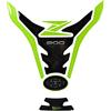 BIKE-label Tankpad 3D verde moto adesivo compatibile per Kawasaki Z900 X502922VA