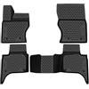 WALSER Tappetini in gomma per auto XTR su misura compatibile con Land Rover Range Rover Sport 2 (L494) 04/2013-2022