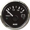 KUS USA KUS Impermeabile Voltmetro Calibro di tensione 12 V/8 - 16 V 52 mm con retroilluminazione