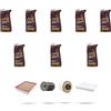 HOFFCAR Kit tagliando 4 FILTRI e 8L OLIO M compatibile con Fiat Fullback 2.4 D 133kw Dal 2016