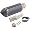 SQNYDH Scarico Tubo Tubo Di Scarico Centrale Per Yamaha X-MAX XMAX 400 XMAX400 2021-2022, Tubo Di Collegamento Centrale Con Silenziatore Motociclette Marmitta(Colore 2)