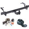 Citroen Jumper / Peugot Boxer / Fiat Duc AHK - Gancio di traino con kit elettrico a 13 poli per Citroen Jumper/Peugot Boxer/Fiat Ducato 2006 - Gancio di sospensione fisso con testa a sfera avvitata