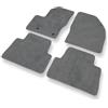 Mossa Premium tappetini auto in velluto compatibili con Ford C-Max I (2003-2010) - tappeti auto - grigio