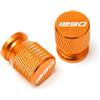 YCYHMHH 2 tappi ermetici per valvole pneumatici K-TM Adventure 990 1050 1090 1190 1290 Super Adventure Adv moto veicolo ruota pneumatico tappi ermetici - 1290 arancione