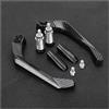 Dnhqknog Paramani Per MV Per Agusta Per Brutale 750 800 910 989R 1078RR F3 675 F4 1000 Manopole Manubrio CNC Leve Freno Frizione Protezione Paramani Motocicletta Hand Guard(Black)