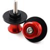 E-SPEEDMTC ESPEEDMTC Per Triumph Tiger 660 / Sport 2022-2023 2pcs 2pcs forcellone slider stand avvolgimenti bobine lega di alluminio CNC (Rosso)