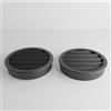 Generico Giuppiter Bocchette Aria Fiat Panda 2 Serie 2003-2012, ABS, 2 PZ Abitacolo Griglia Sfiato Cruscotto Laterale Diffusore Aerazione