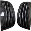 FGGHDR Spoiler Posteriore Per Peugeot 208 2018 2019 2020 2021 2022 2023 2024 Auto Posteriore Persiana Finestra Laterale Copertura Adesivo Vent Scoop Carbonio ABS Spoiler Sul Tetto(Carbon)