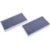 DENCKERMANN Filtro abitacolo M111037K Filtro al carbone attivo Altezza: 33 Larghezza: 115 Lunghezza: 233