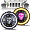 KIRYU Fari 2 Pz Universale 7 Pollice Led Auto Moto Faro DRL H4 Faro Per Nissan Per Patrol Y60 Per Safari 7 faro Faro Proiettore(100601005-2pcs)