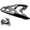 DFFMQSJ Compatibile con Yamaha NMAX 155 2015-2024 Portapacchi posteriore per moto, bagagliaio della coda, supporto della scatola superiore, supporto per ripiano di carico, accessori per moto (15-19, nero