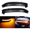 Hacreyatu Indicatori di direzione per Nissan Qashqai J11 X-Trail T32 Rogue | per Nissan Murano Z52 Pathfinder R52 Terra,dinamici a LED nello specchietto retrovisore