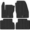 Travall Mats Tappertini Abitacolo Compatibili con Ford C-Max (2015-2019) TRM1249 - Tappertini Auto in Gomma Originali